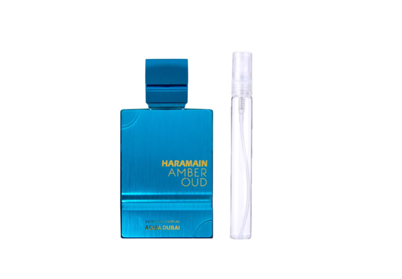 AL HARAMAIN – “Decant Amber Oud Aqua Dubai” EDP Unisex 5 ml
